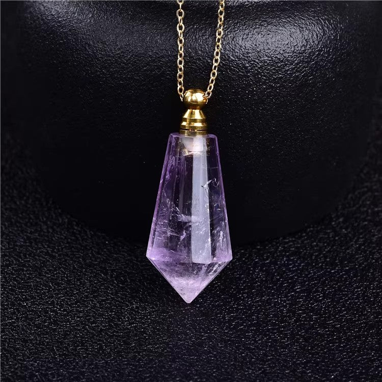 Natural Amethyst Spirit Pendulum Energy Pendant