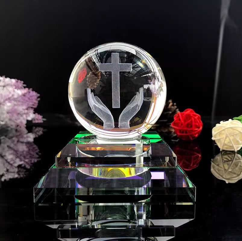 Crystal Cross car decoration