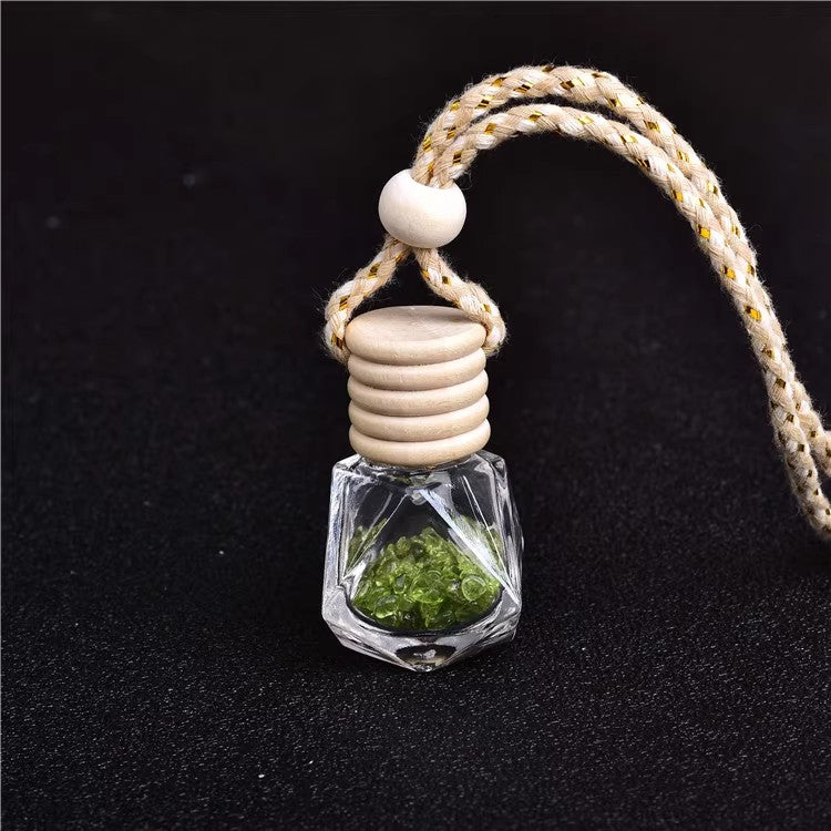 Natural crystal demagnetizer, stone crusher, tourmaline car perfume bottle
