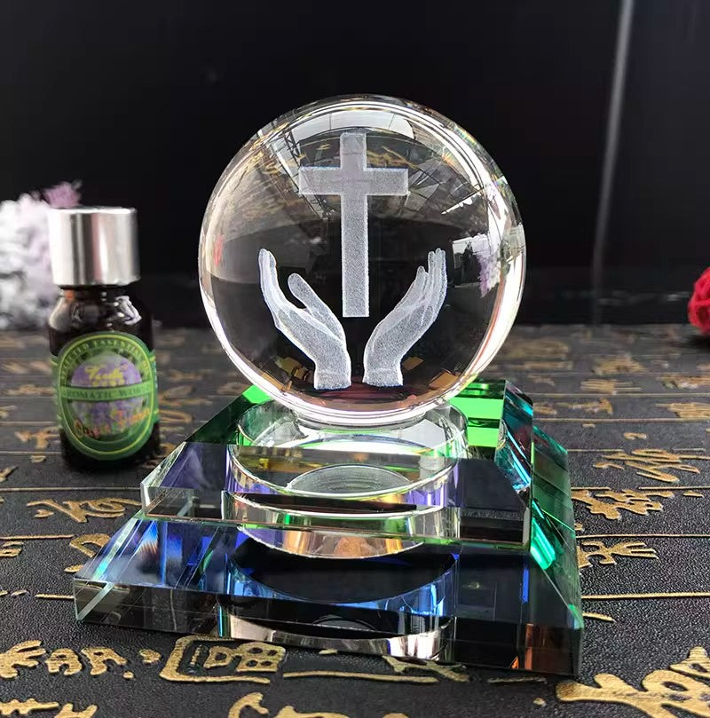 Crystal Cross car decoration