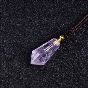 Natural Amethyst Spirit Pendulum Energy Pendant