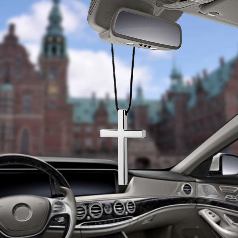 Crystal Cross car decoration