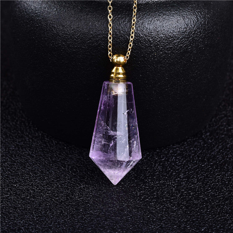 Natural Amethyst Spirit Pendulum Energy Pendant